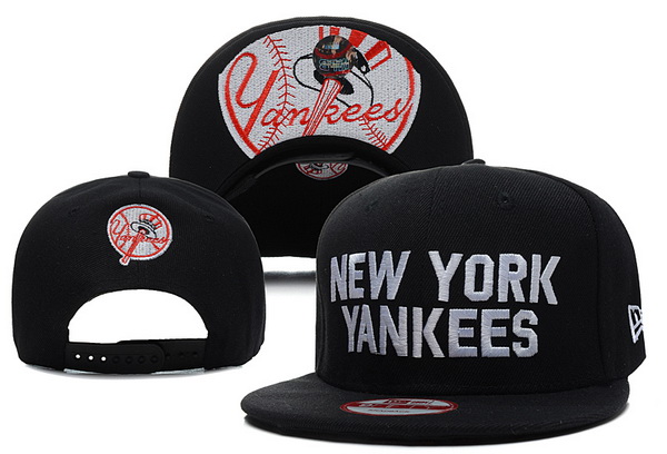 MLB New York Yankees NE Snapback Hat #121